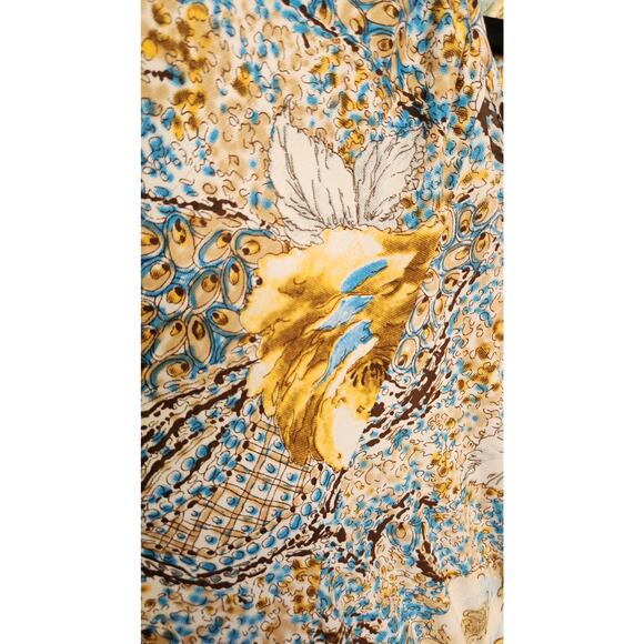 Anthropologie Chaudry Boho Prairie Cottage Floral Maxi Long Sleeve Dress Large - Picture 7 of 9